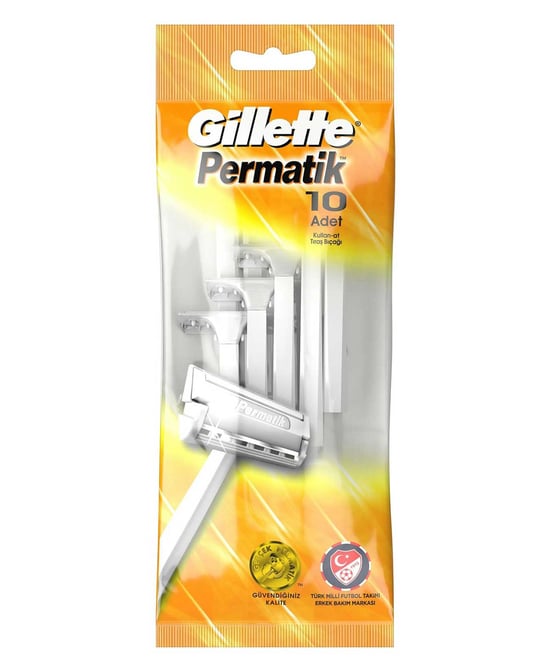 Gillette Permatik Tıraş Bıçağı 10'lu Poşet