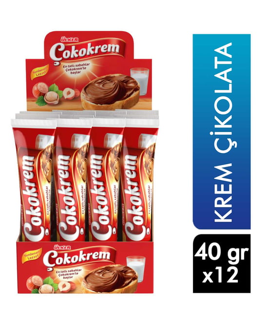 Ülker Çokokrem 40 gr 12'li Paket Tüp Krem