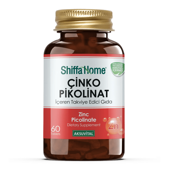 Shiffa Home Çinko Pilolinat 60 Tablet
