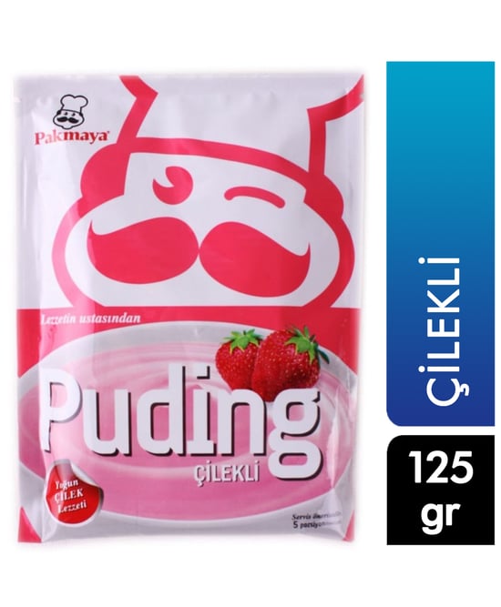 Pakmaya Çilekli Puding 125 Gr