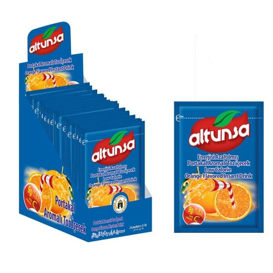 Altunsa Portakal Aromalı Soğuk 9 Gr X 24 Adet Toz İçecek