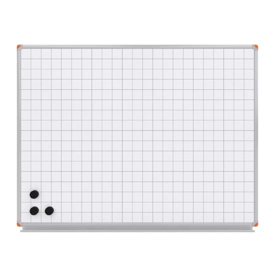 Kareli Mıknatıslı Yüzey Beyaz Yazı Tahtası 120x120cm