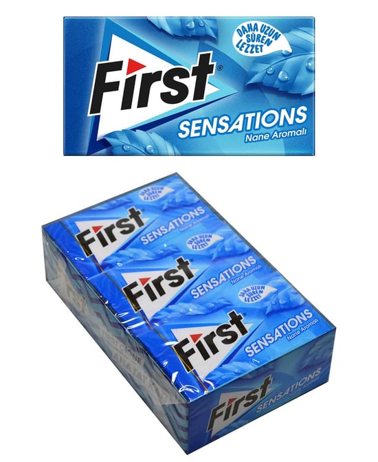First Sensations Sakız 27 gr 12'li Paket Nane Aromalı
