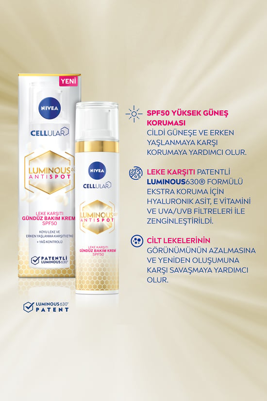Nivea Cellular Luminous Anti Spot Leke Karşıtı Gündüz Bakım Kremi 40 Ml