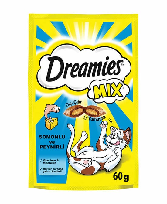 Dreamies Kedi Ödül Maması 60 Gr Somon & Peynirli