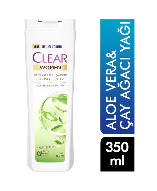 Clear Şampuan 350 Ml Women Aloe Vera &çay Ağacı Yağı
