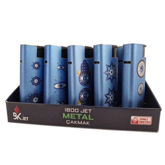 Koko Bk 1800 Jet Metal Çakmak 25'li