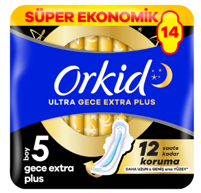 Orkid Ultra Extra 5li Gece Extra Plus 14'lü