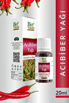 Bio Vitals Acı Biber Yağı 20 Ml