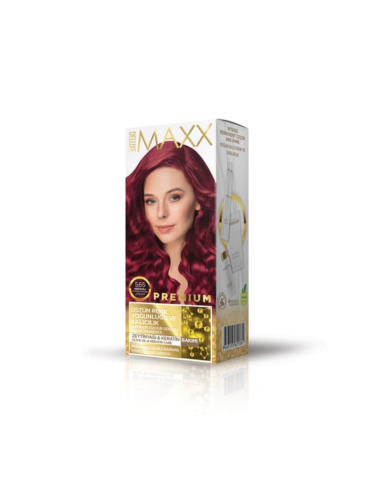 Maxx Deluxe Premium Yarı Kit Set Boya 5.65 Nar Kızılı