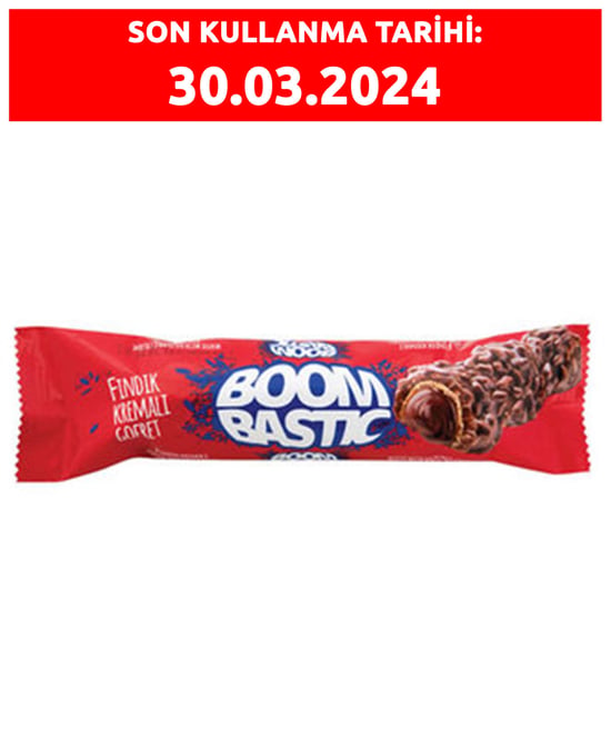 Şölen Boombastic Pirinç Patlaklı Fındık Kremalı Gofret 32 Gr