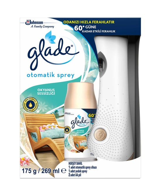 Glade Otomatik Sprey + Yedek Okyanus Sessizliği 269 Ml