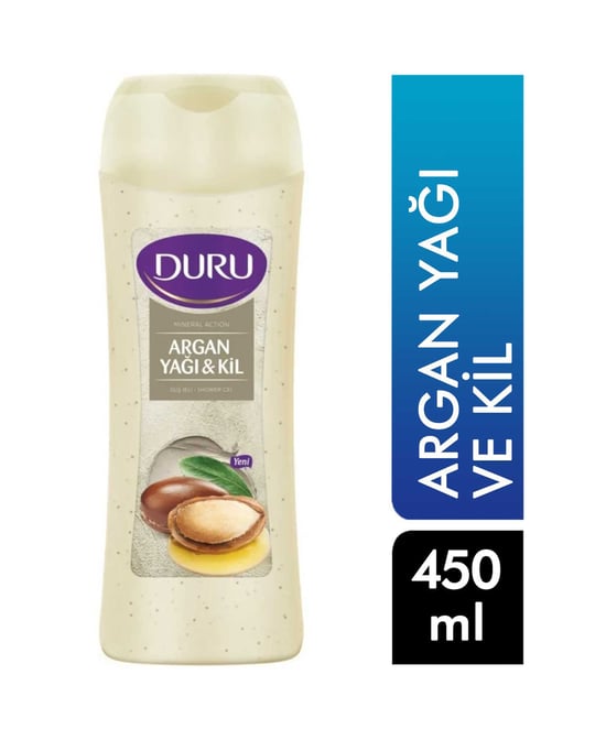 Duru Duş Jeli 450 Ml Argan Yağı & Kil