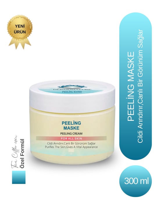 DermoNature Hyaluronik Asit ve Kakao Yağlı Cildi Canlandıran Peeling Maske 300ml