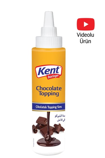 Kent Boringer 300g Çikolatalı Topping Sos (silindir)