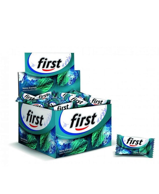 First Sakız 200'lü Paket Nane Aromalı Şekersiz Tatlandırıcılı