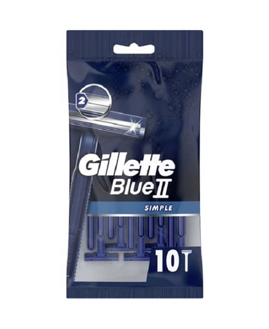 Gillette Blue 2 Simple Tıraş Bıçağı 10'lu Poşet