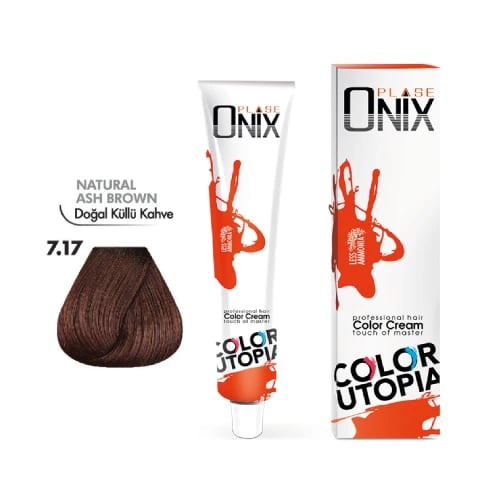 Morfose Onix Saç Boyası 7.17 Doğal Küllü Kahve 60 Ml