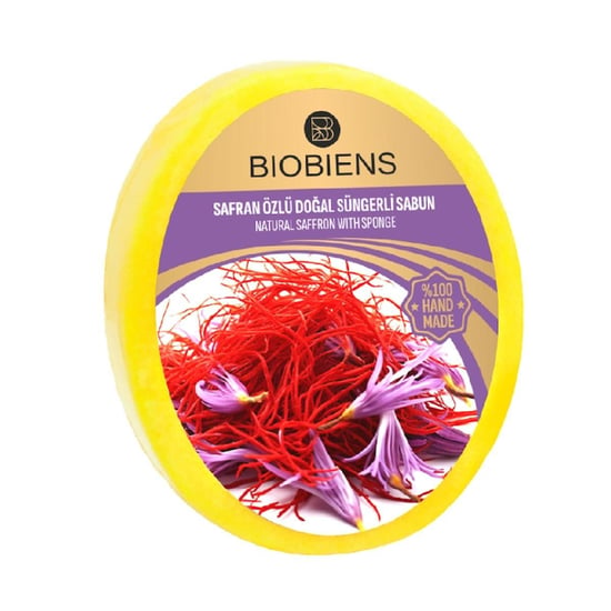 Biobiens Süngerli̇ Sabun 130gr Safran Özlü