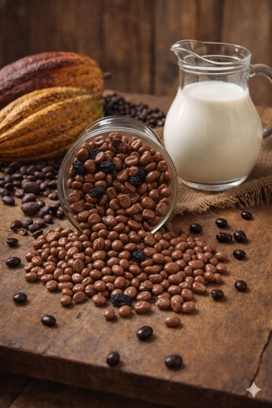 Sütlü Çikolatalı Üzümlü Draje -1 Kg