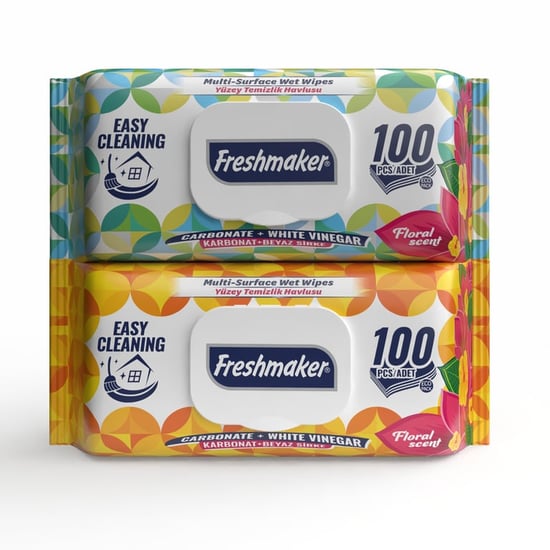 Freshmaker Çok Yüzeyli İslak Mendil Kapaklı Eko 100' Lü