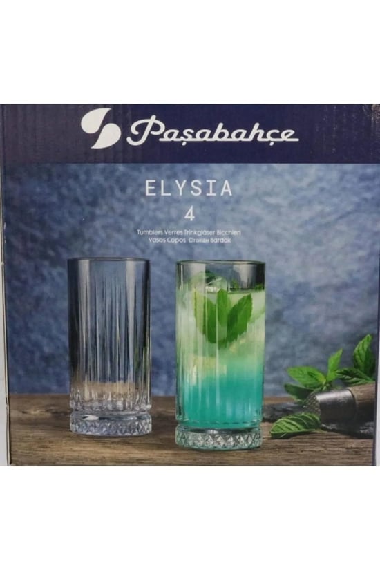 Paşabahçe Elysia 4'lü Meşrubat Bardak 520125(280 Cc)