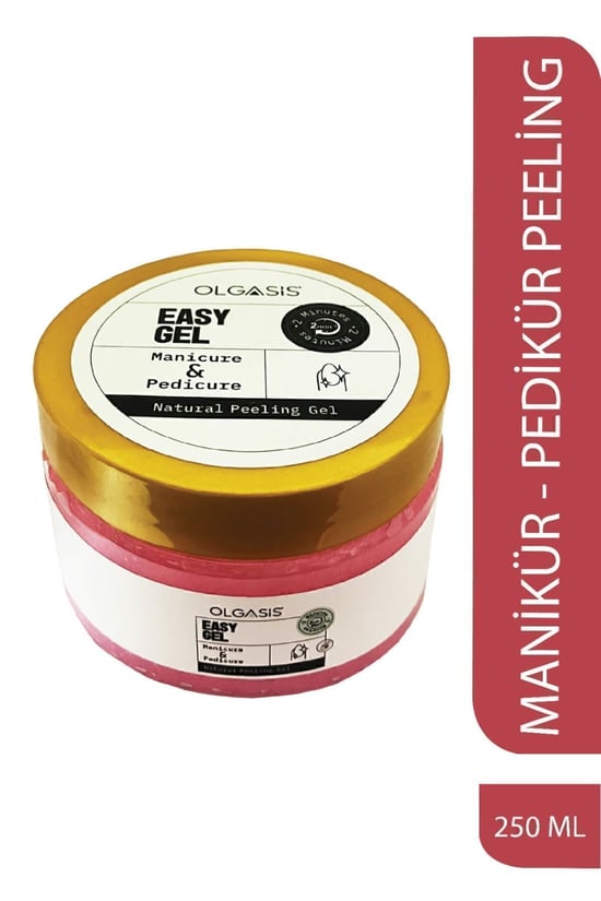 Olgasis Easy Gel Kolay Manikür & Pedikür Jeli 2 Dakika Manikür & Pedikür Tırnak Besleyici Natural Gel 250 Ml
