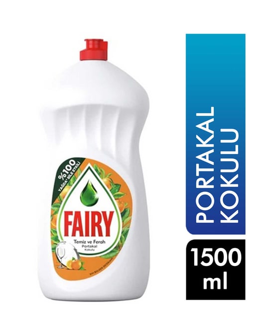 Fairy Sıvı Bulaşık Deterjanı 1500 Ml Portakal Kokulu