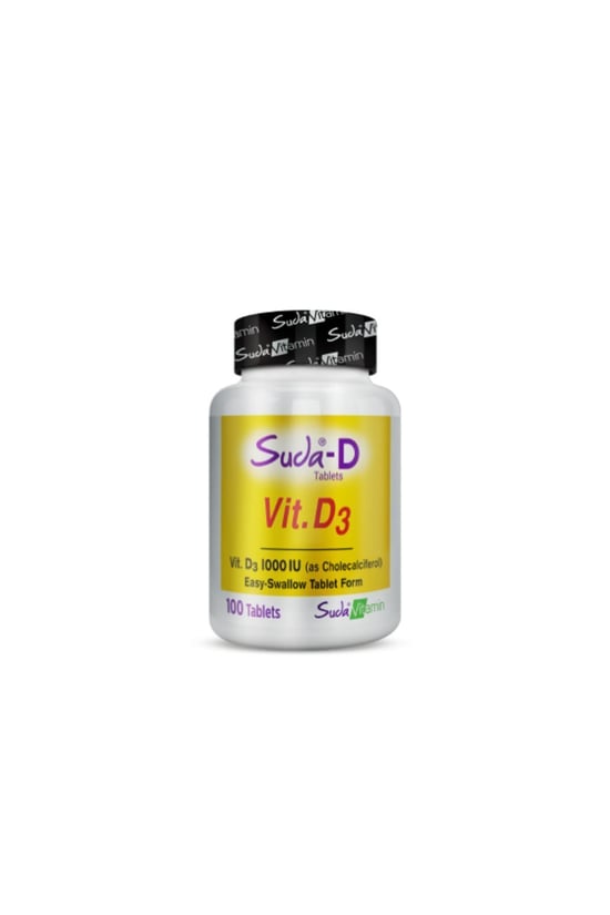 Suda Vitamin D3 1000 İu 100 Tablet