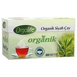 Karali Orgalife Organik Siyah Çay Bardak Poşet 20li 40gr