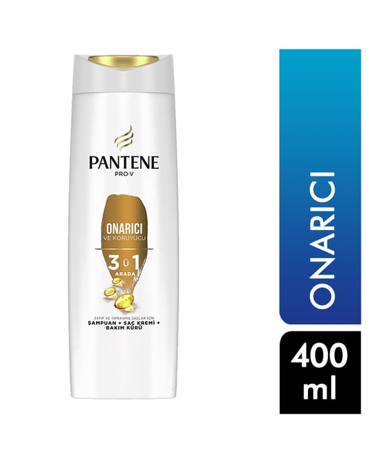 Pantene Şampuan 400 Ml 3 İn 1 Onarıcı Koruyucu