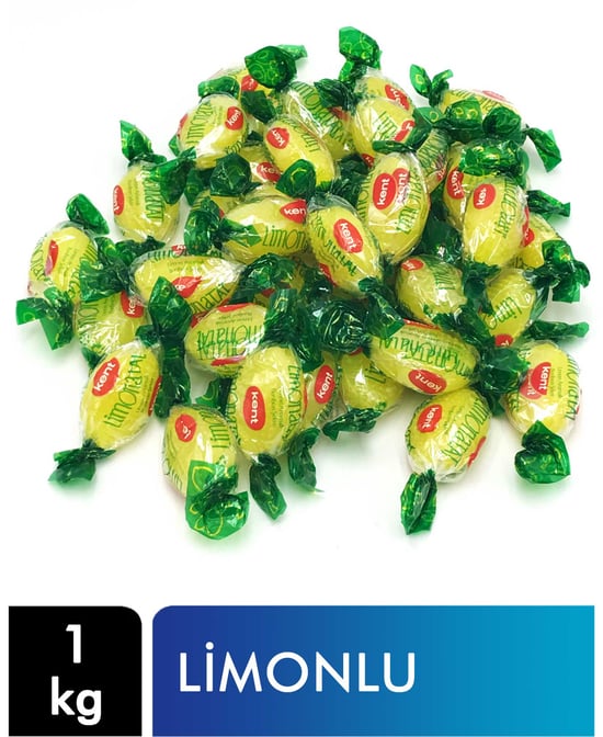 Kent Limonatat Bonbon Bayram Şekeri 1 Kg Limonlu
