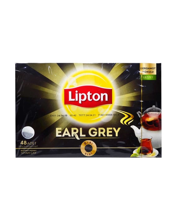 Lipton Demlik Çay 48'li Earl Grey Bergamot