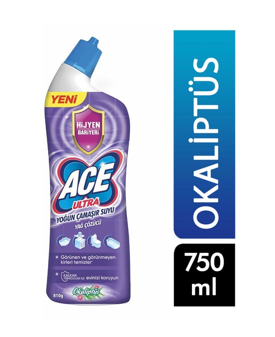 Ace Ultra Power Jel Ultra Yoğun Çamaşır Suyu 810 Ml Çiçek Kokulu