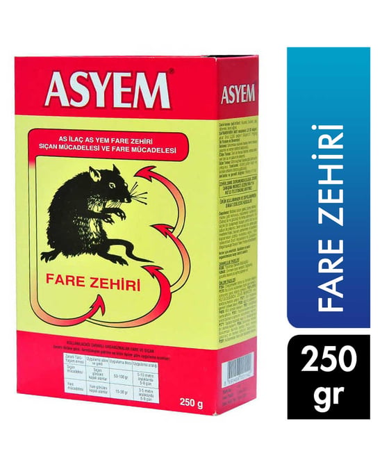 Asyem Fare Zehiri Fare Kovucu 250 G