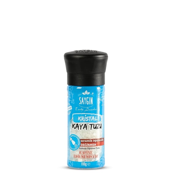Saygın Kaya Tuzu 110 g + Seramik Değirmen