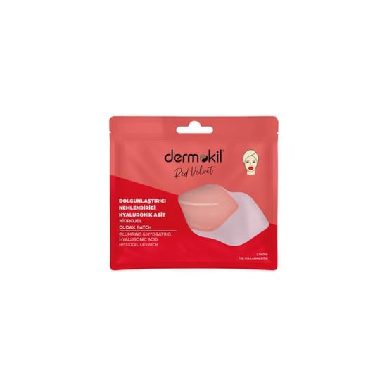 Dermokil Dolgunlaştırıcı, Nemlendirici Hyaluronik Asit Hidrojel Dudak Patch 8 G