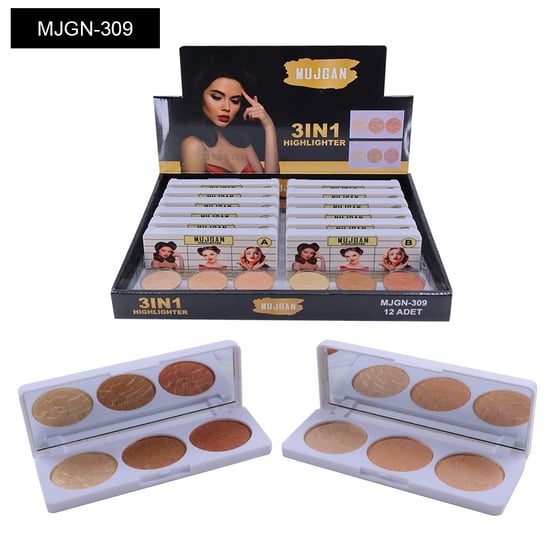 Müjgan 3'lü Aydınlatıcı Aynalı Mjgn-309