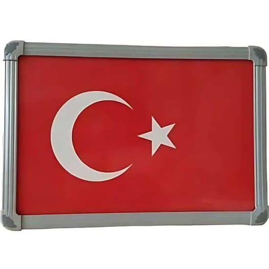 Türk Bayraği (alüminyum Çerçeve) - 30x45cm