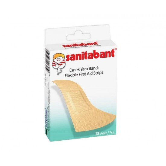 Sanitabant 680 Esnek Yarabandı 19mm*72mm 12 Adet