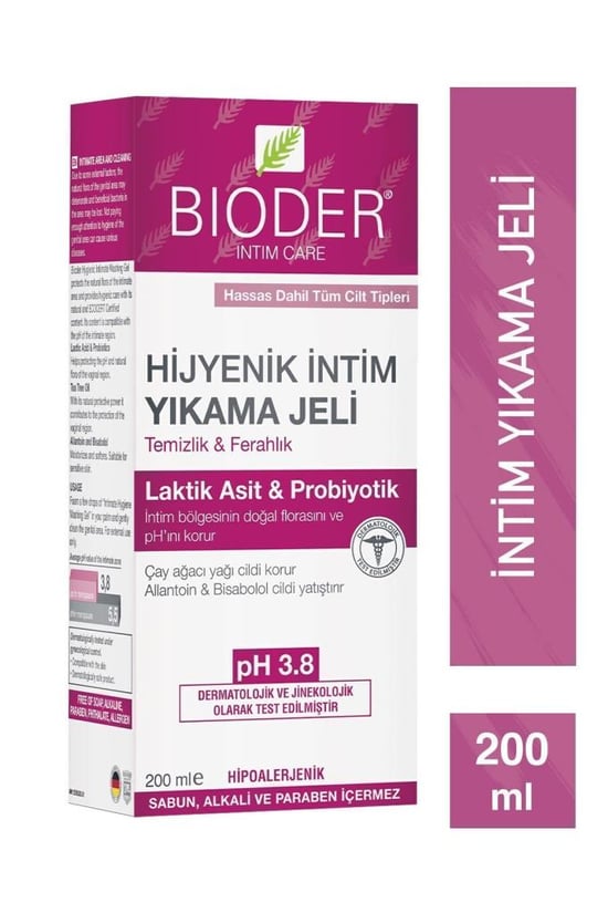 Bioder İntim Yıkama Jeli 200 Ml