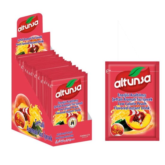 Altunsa Şeftali Aromalı 9 Gr X 24 Adet Soğuk Toz İçecek