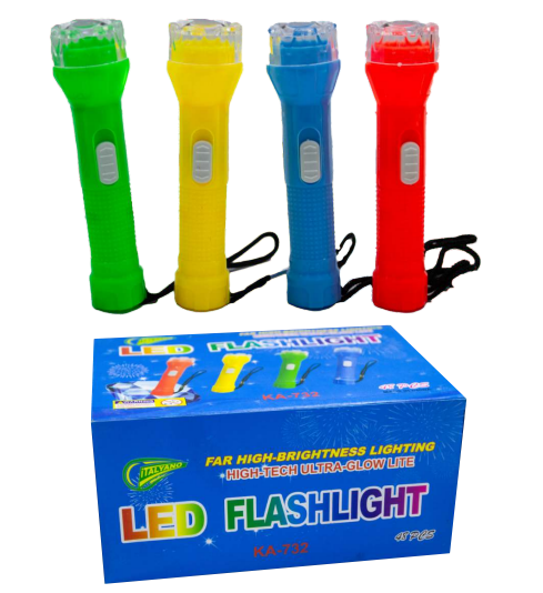 İtalyano Led El Feneri 100mm 48li (pili Dahil)