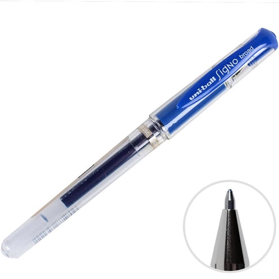 Uni-ball Um-153 Mavi Broad Jel Kalem