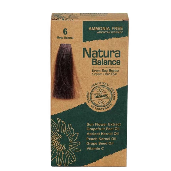 Natura Balance 6 Koyu Kumral Saç Boyası