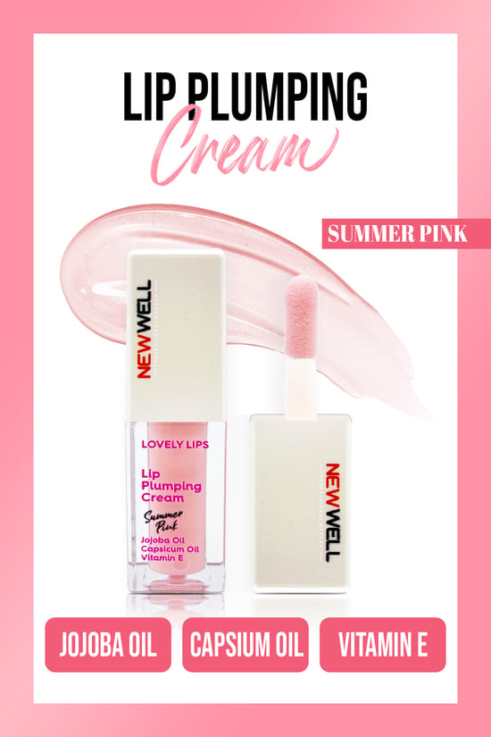 New Well Lip Plumping Cream Summer Pink Dudak Dolgunlaştırıcı Krem 5 Ml
