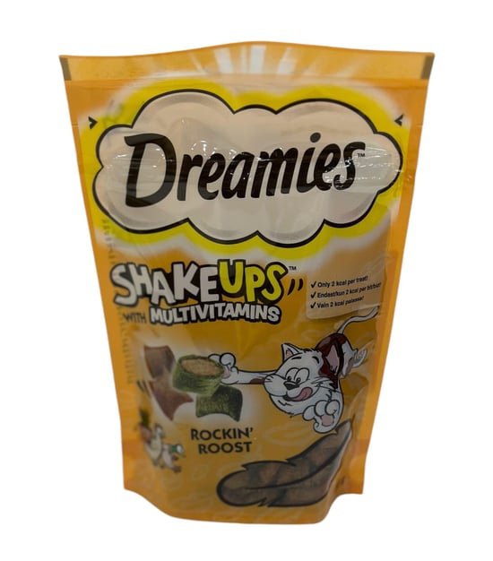 Dreamies Ödül Maması Shakeips Tavuk Kedi Nanesi & Ördekli 55 Gr