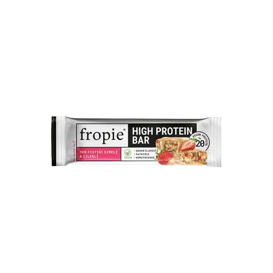 Fropie Yüksek Protein Bar - Çilekli 40 Gr