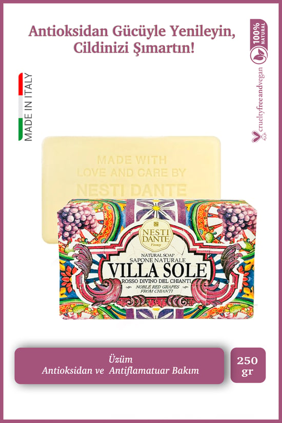 Nesti Dante Villa Sole Rosso Divino Del Chianti Katı Sabun 250gr