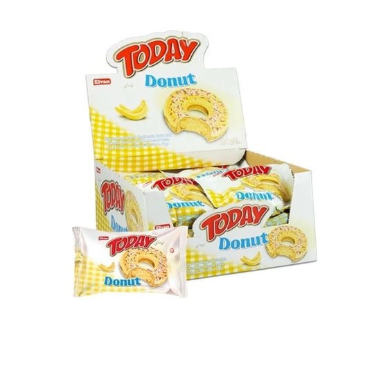 Elvan Today Donut Kek Muzlu 35 Gr. 24 Adet